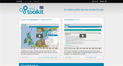 Desktop Screenshot of esd-toolkit.eu